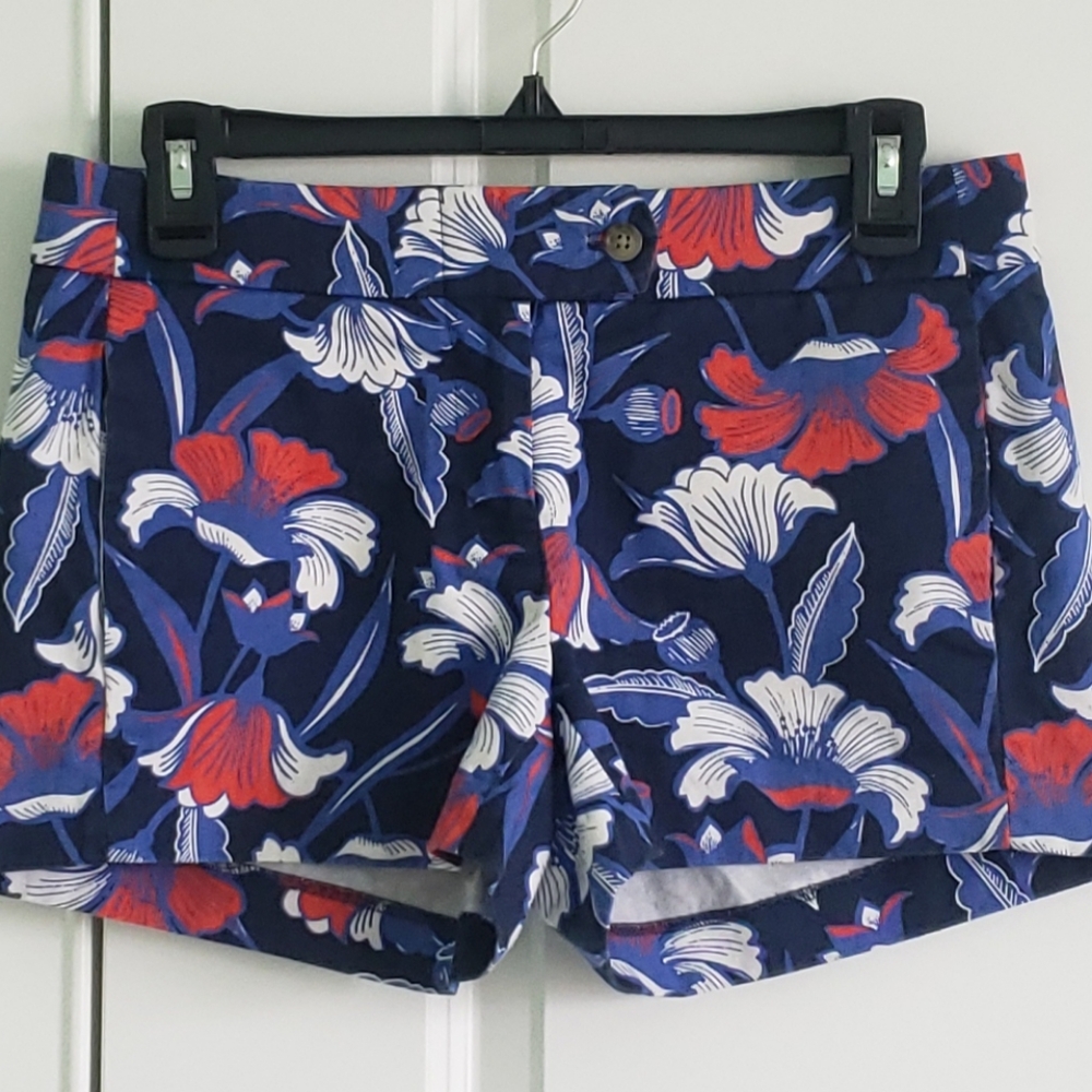 JCrew floral pattern shorts